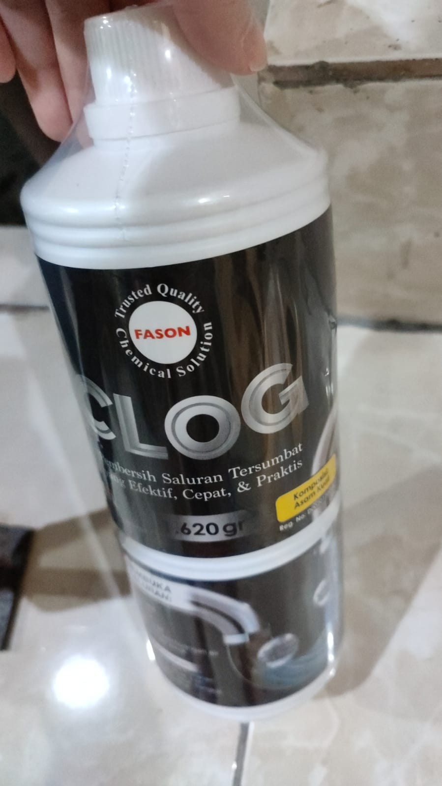 Fason Clog 1620gr Anti Sumbat Untuk Semua Jenis Saluran Pembuangan