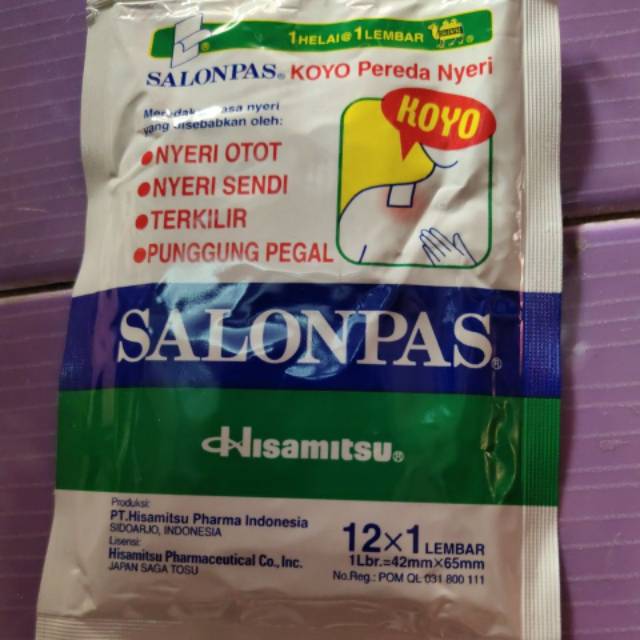 KOYO SALONPAS.SEBKS  12 LEMBAR