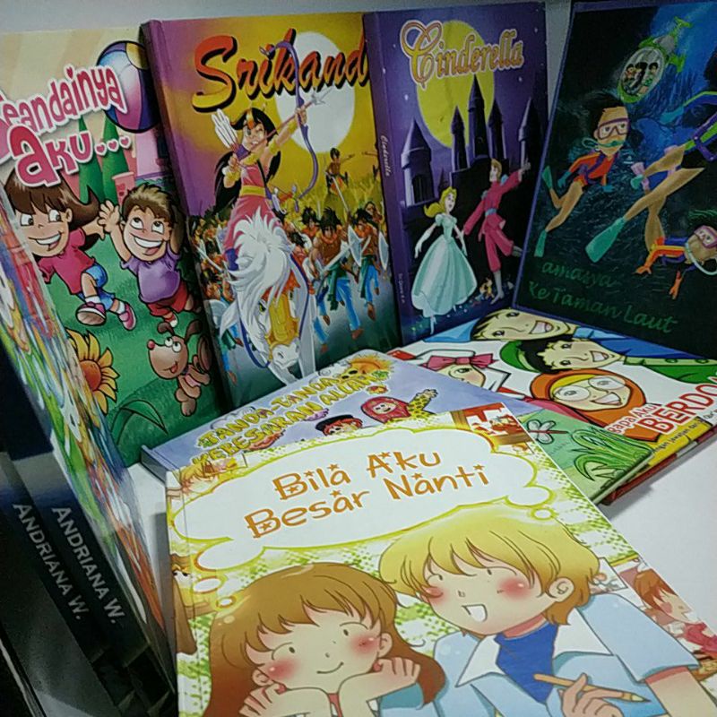 Buku Cerita Anak Berwarna Cover tebal