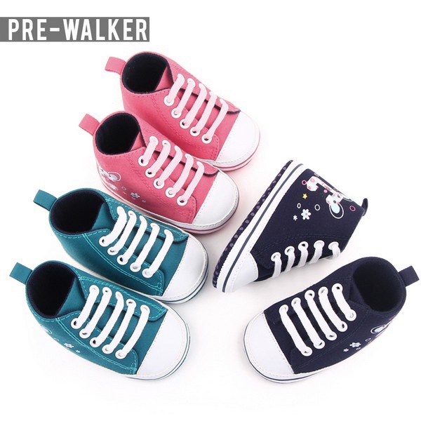 Sepatu Bayi Sneaker Baby - Sepatu Prewalker Bayi Perempuan S1198