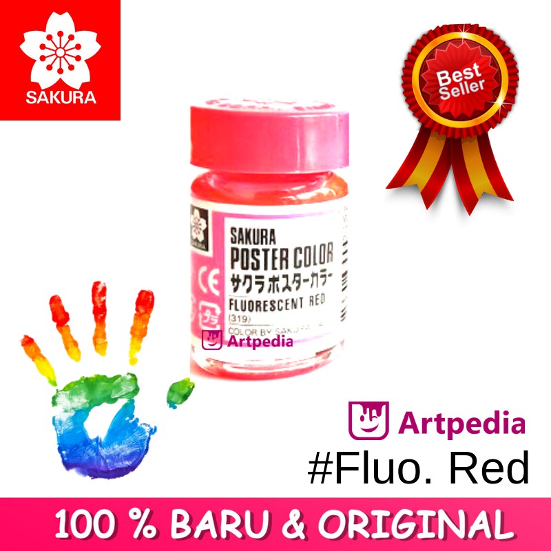 

Sakura Poster Color Fluorescent Red 15ml ( Cat Poster Sakura )