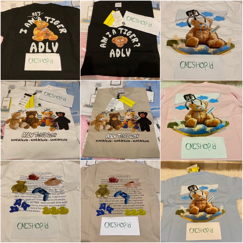 (READY/GOJEK)ADLV TSHIRT ORI / ADLV TEE/ acme de la vie ORIGINAL BISA SCAN DI HIDDEN TAG