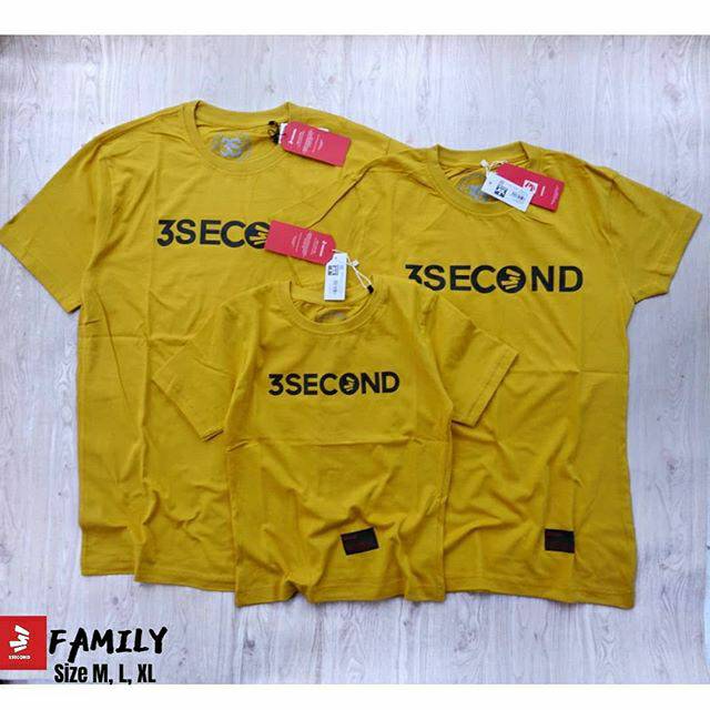Couple family / kaos couple 3second / kaos couple keluarga