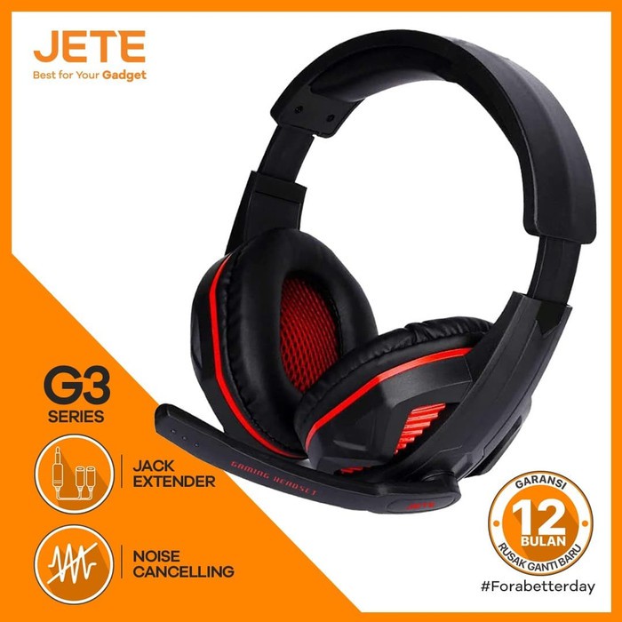 HEADSET | HEADPHONE | HANDSFREE | EARPHONE GAMING JETE-G3