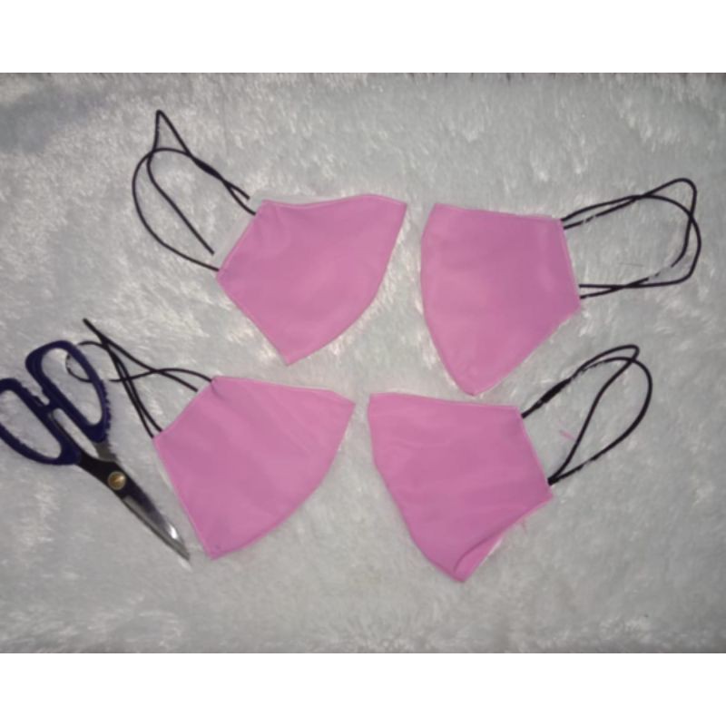 Masker 3D/Masker Kain/Masker Origami 2 Lapis