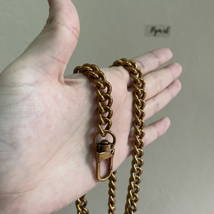 MURAH Bag's Strap chain tali tas rantai gucc ancient gold