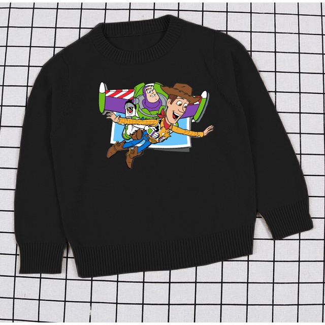 Crewneck Anak Buzz and Woody Crewneck Size M-XXL