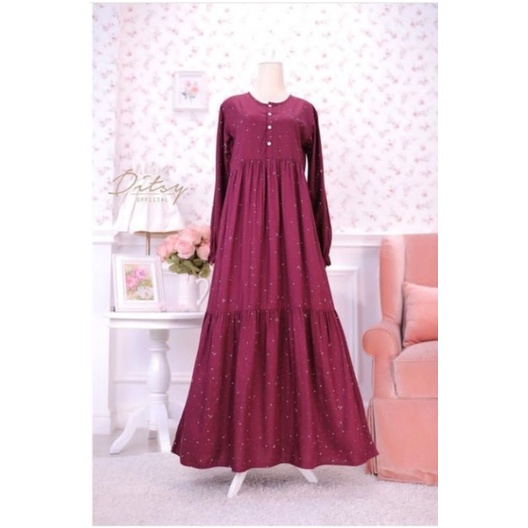Ditsy Punto Maroon XL (Booked)