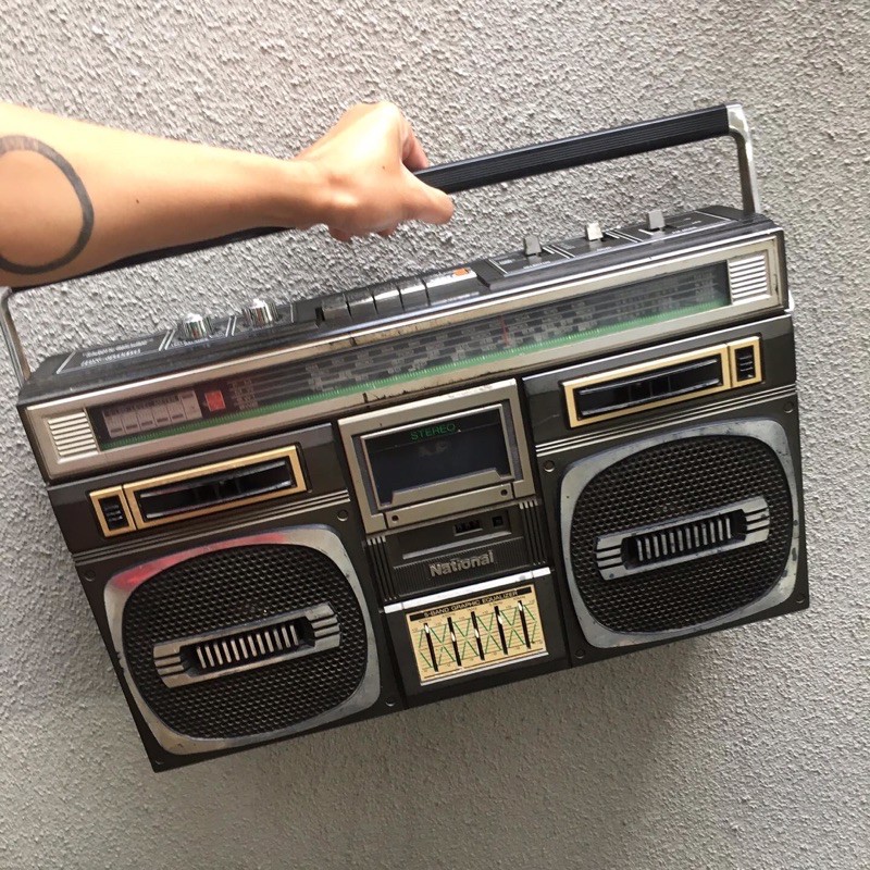 radio tape boombox NATIONAL RX-5404 normal vintage jadul lawas bonus kaset 2
