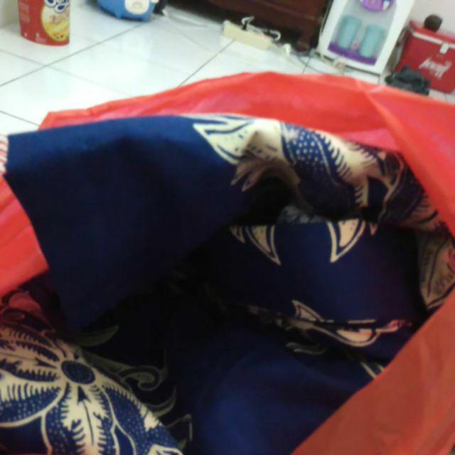 Japunta Blue Kemeja Batik Pria Full Furing Katun Primisima Batik Solo Batik Warna Navy Dongker