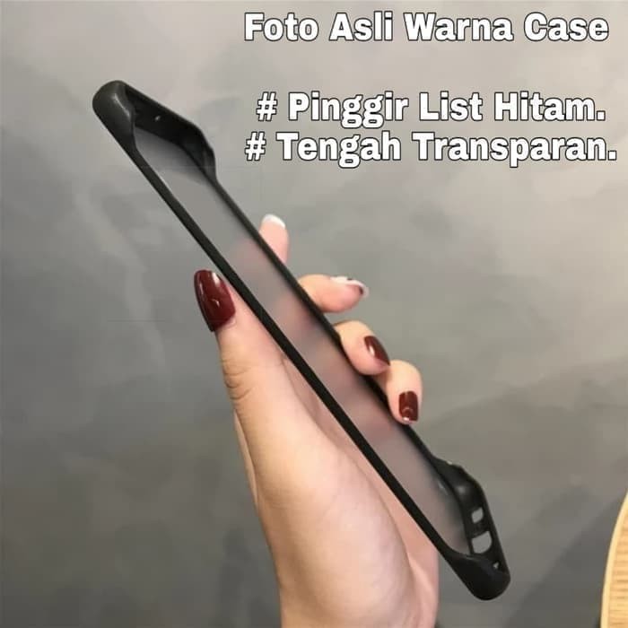 Hard Case XIAOMI REDMI 8A/NOTE 4/NOTE 4X Frameless Transparent Matte Fingger Ring Casing