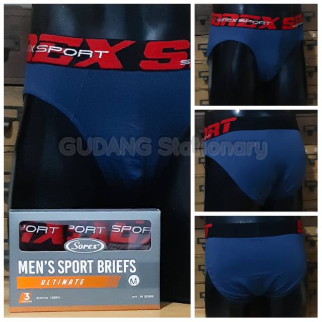 SOREX Sport Man Brief M3008 [ isi 3 pcs ]