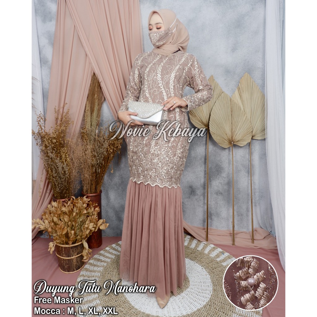 TERBARU GAMIS TULLE MARMAID MANOHARA  / GAMIS PESTA TERBARU