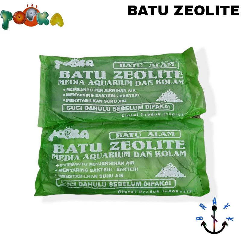 Batu Ziolit ziolite Aktif Penjernih Air Media Filter aquarium kolam