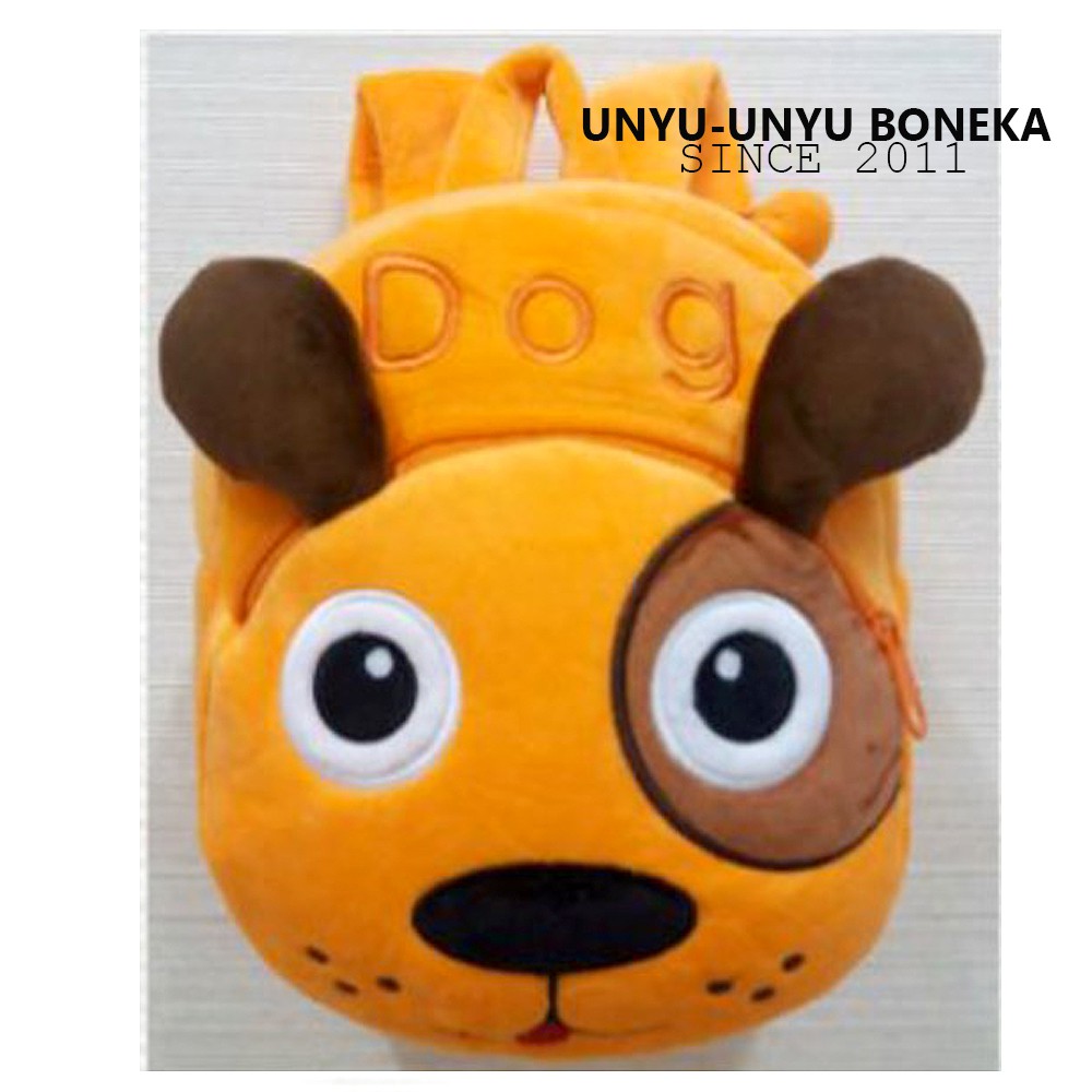 tas ransel anak boneka animal monyet singa bee lebah ransel sekolah baby kids cartoon boneka hewan