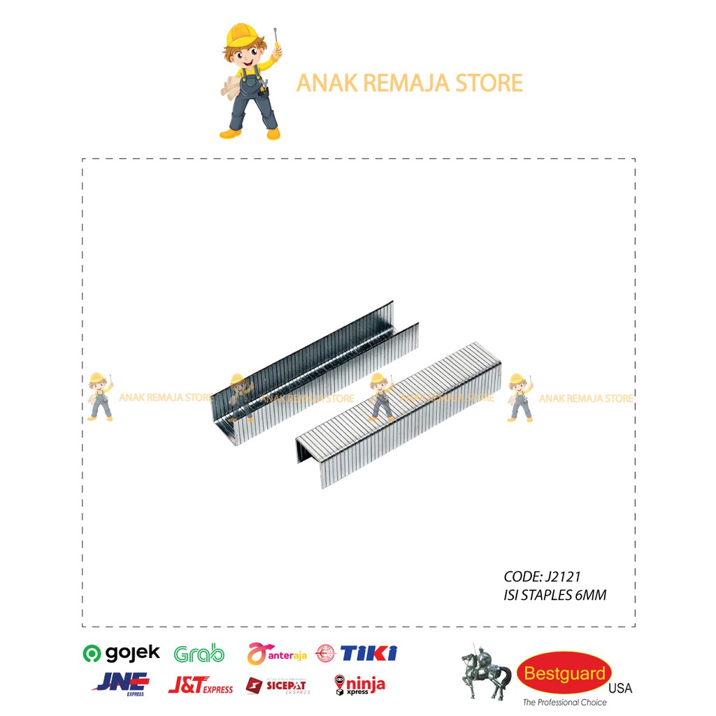 

Bestguard Staples Heavy Duty 6mm
