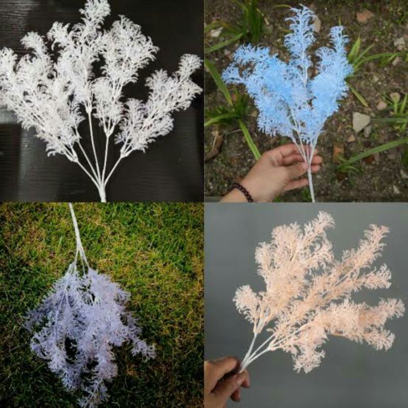 AKSESORIS DEKORASI RUMPUT CEMARA/BUNGA ARTIFICIAL/DAUN CEMARA ASPARAGUS/RUMPUT CEMARA PAKIS ARTIFICI