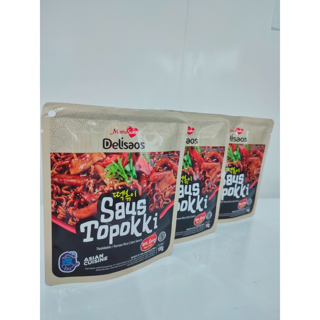 

SAUS TOPOKKI HOT SPICY MAMASUKA 100 GR | TOPOKI SAUCE