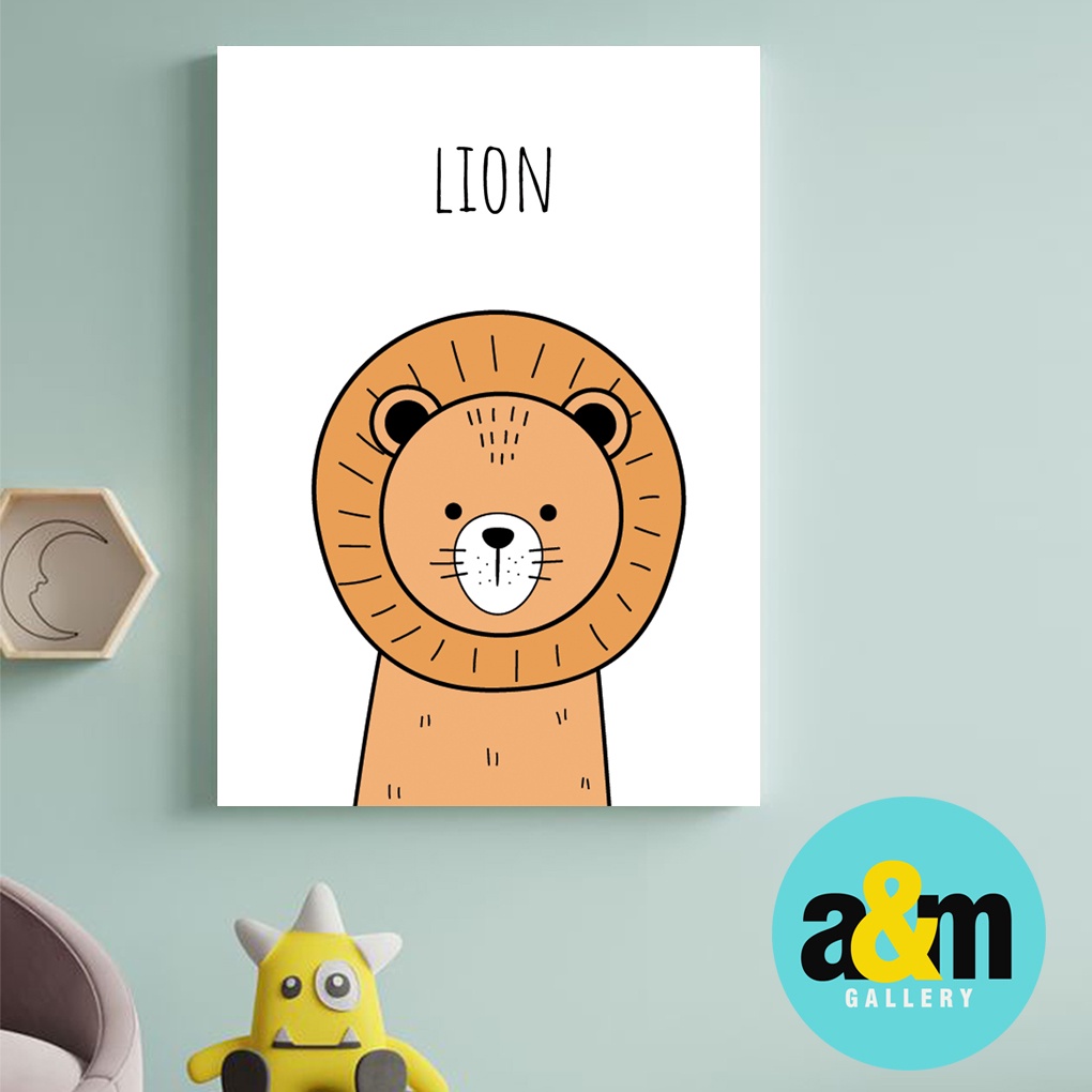 Hiasan Dinding Kamar Bayi (A4) Pajangan Anak Dekorasi Bayi Wall Decor Tema Pajangan Bayi - A&amp;M