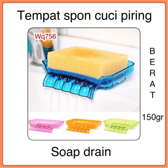 Wq756 Tempat Spon Cuci Piring Spon Drain Tempat Spon Tempat Sabun Shopee Indonesia