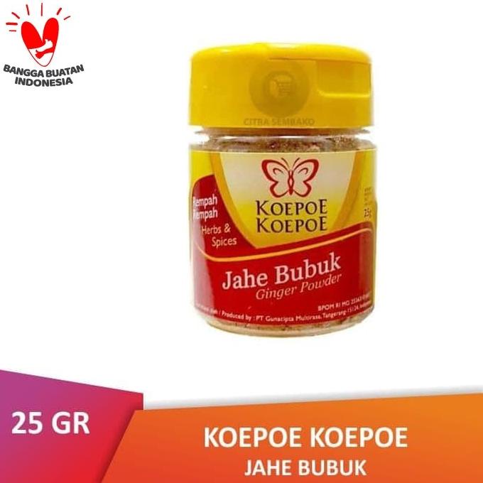 

[BTL] Koepoe Koepoe Jahe Bubuk 25GR | Ginger Powder Kupu Kupu