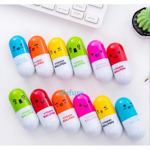 Pulpen Kapsul Vitamin Tablet/Pena Vitamin/pulpen Obat Kapsul Unik/pulpen murah/pulpenaesthetic-3