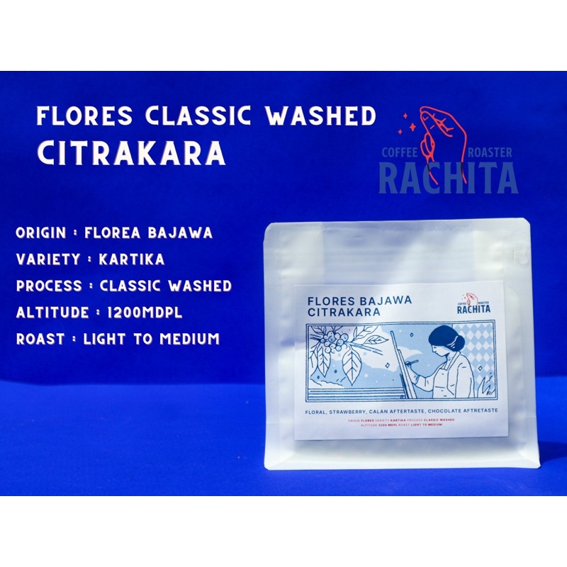 

Kopi arabika flores bajawa Washed 250gr_Flores citrakara