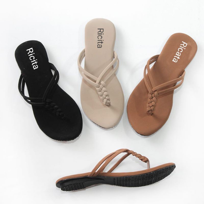 SANDAL TEPLEK WANITA JEPIT TALI RENGGI 2 G62