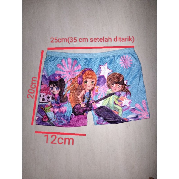 BOXER ANAK PEREMPUAN 3-5 Tahun/CD BOXER ANAK PEREMPUAN MOTIF