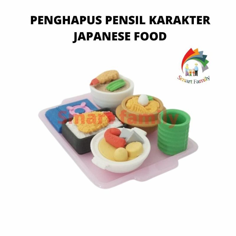 

Penghapus Pensil Model Japanese Food 1 Set Isi 6 Pcs