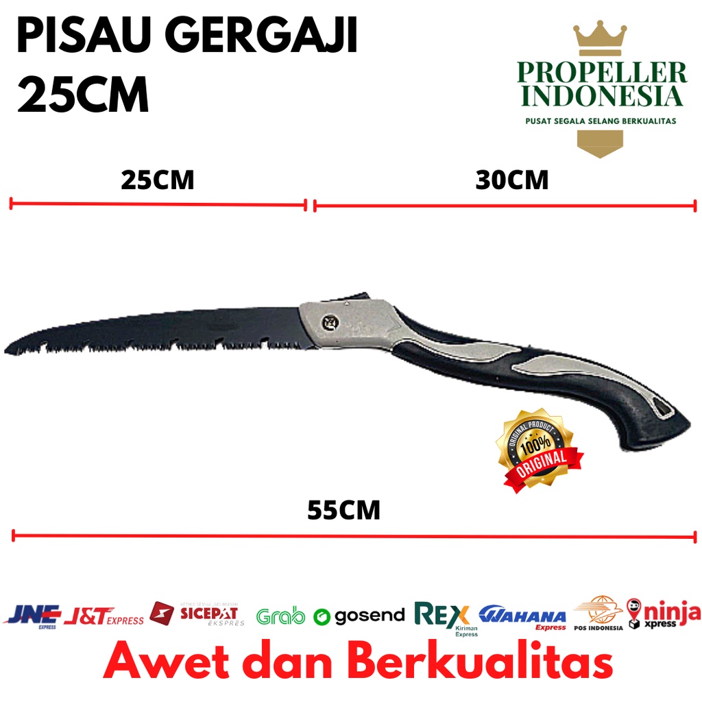 Pisau Lipat Gergaji Kayu Perkakas Mata Pisau 180mm 210mm 250mm 300mm-25cm / 250mm