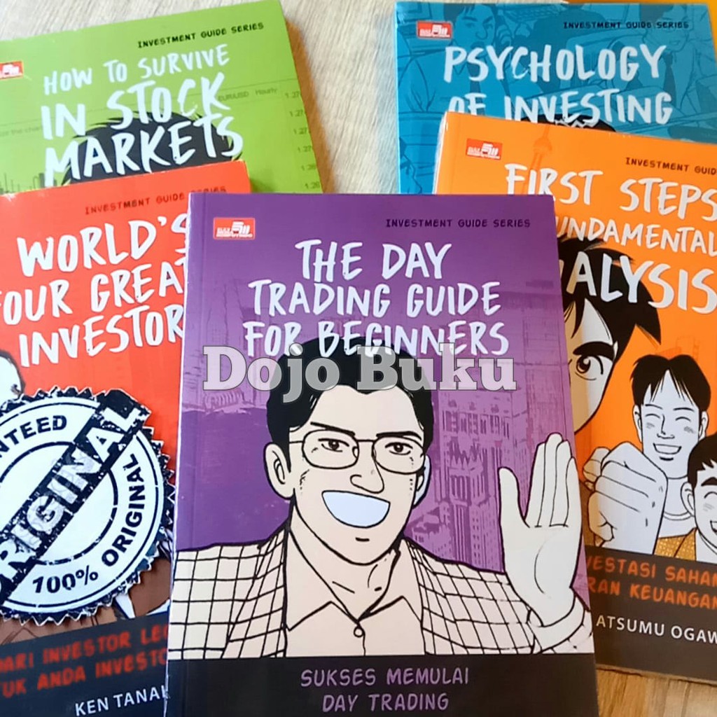 Buku Komik Investasi Investment Guide Series ARATA YAGUCHI Saham Trading