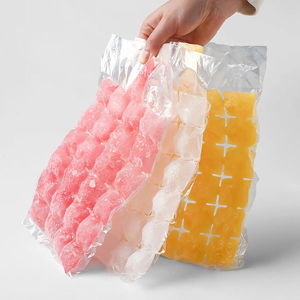 Kantong Plastik Cetakan Es Batu Isi 10 Pcs / Disposable Ice Making Bag Food Grade / TS-46