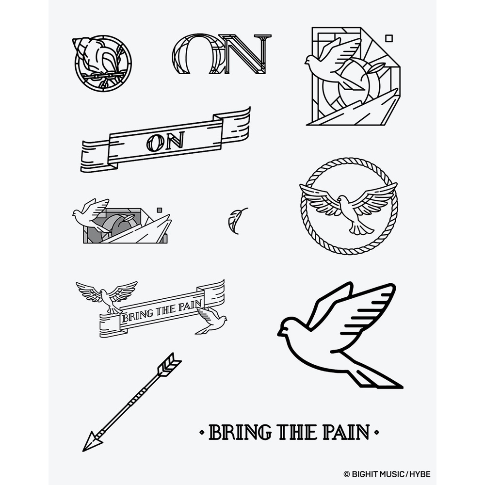 TATEMPO tato temporer - BTS ON SET