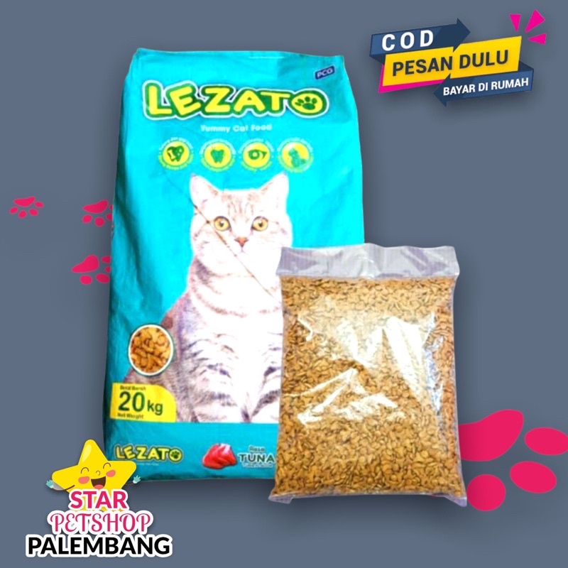 Makanan Kucing Lezato Catfood Kemasan 1kg