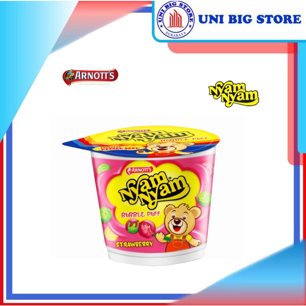 

Nyam Nyam Fun Play Strawberry Bubble Puff 18 gr