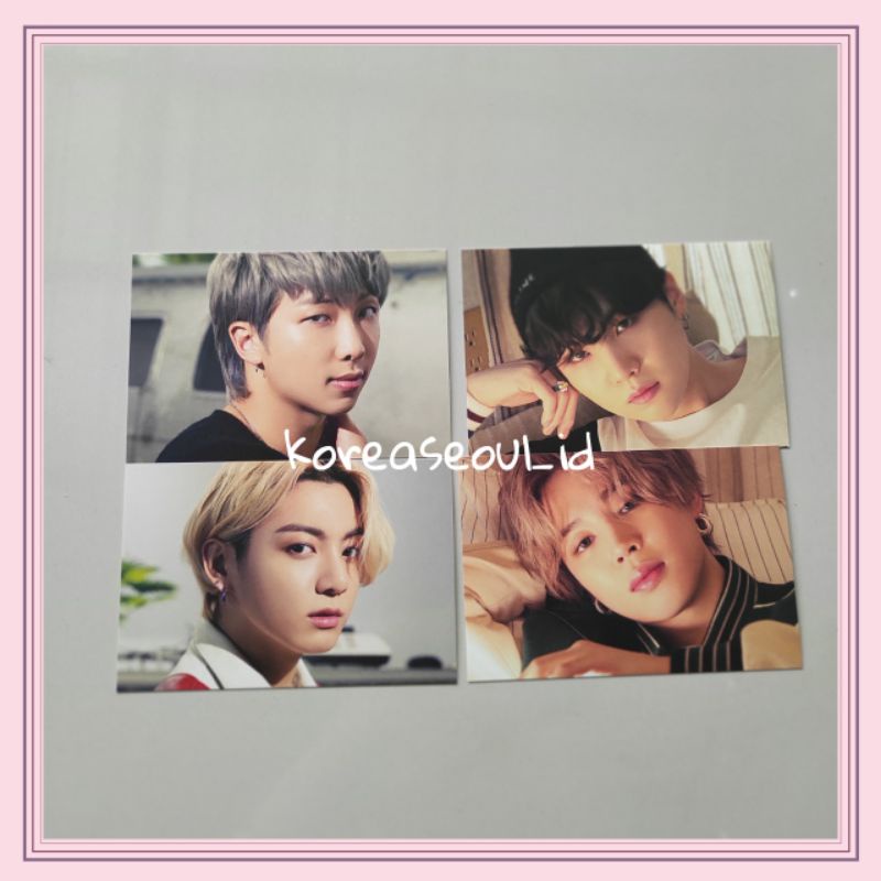 (SHARING) POSTCARD BTS THE BEST JUNGKOOK NAMJOON NAMKOOK