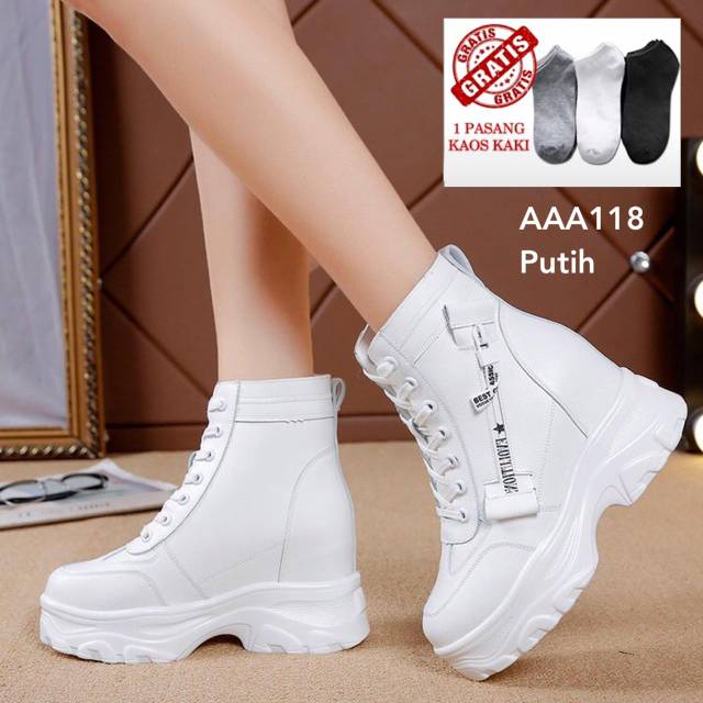 Sepatu Wedges Wanita impor Korea #AAA118