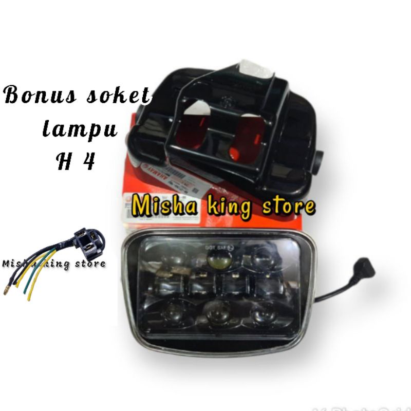 Reflektor rx king new daymaker biled led lampu depan rx king new semi biled ring batok original