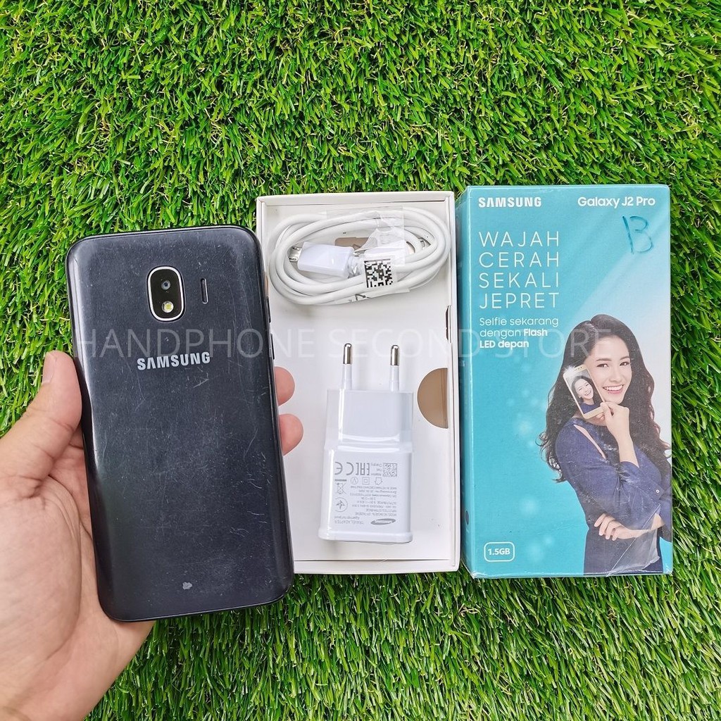 Jual Hp Second Samsung J2 Pro 2 32gb Fullset No Headset Handphone Seken Bekas Indonesia Shopee Indonesia