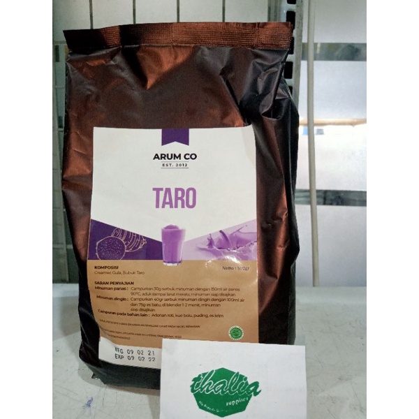 

ARUM CO TARO POWDER 500GR U/CAKE, MINUMAN ICE CREAM