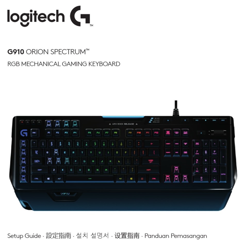 Logitech G910 Orion Spectrum RGB Mechanical Gaming Keyboard