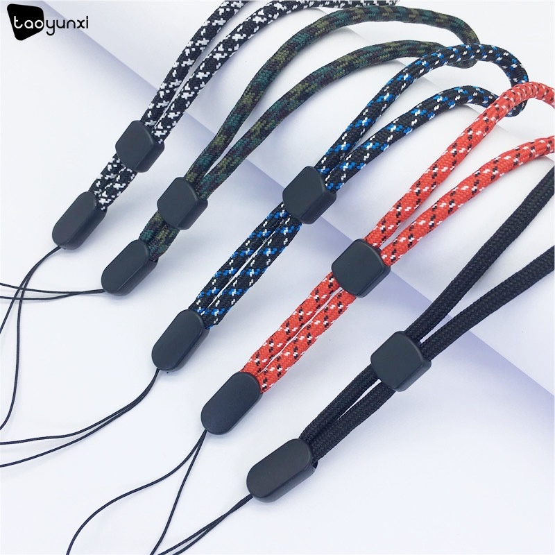 COD Mobile Phone Tablet Computer USB Key Adjustable Mobile Phone Lanyard Short Round Multi-color Optional Lanyard Round Rope