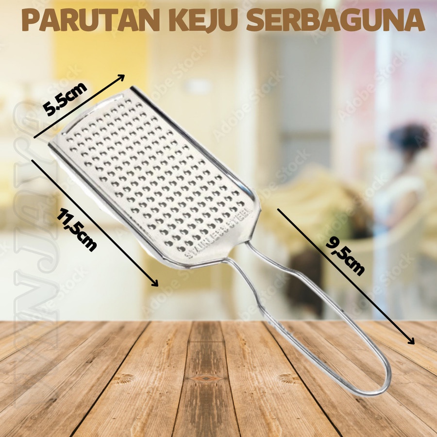 PARUTAN KEJU STAINLESS CHEESE GREATER ALAT PARUT SERBAGUNA