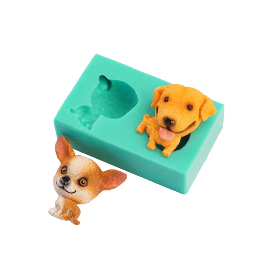 Cetakan Coklat Kue Fondant Bentuk Anjing Shopee Indonesia