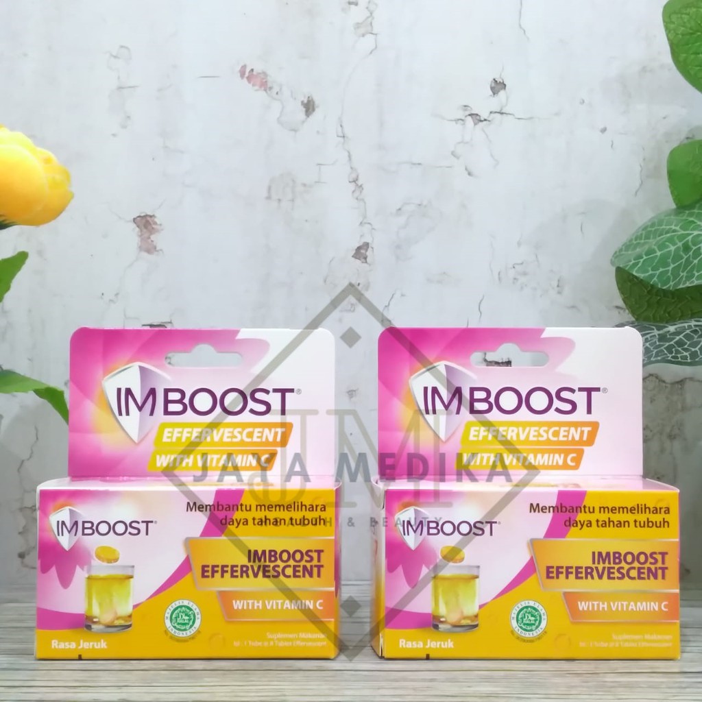 Imboost Effervescent Vitamin C Rasa Jeruk Isi 8 Tablet