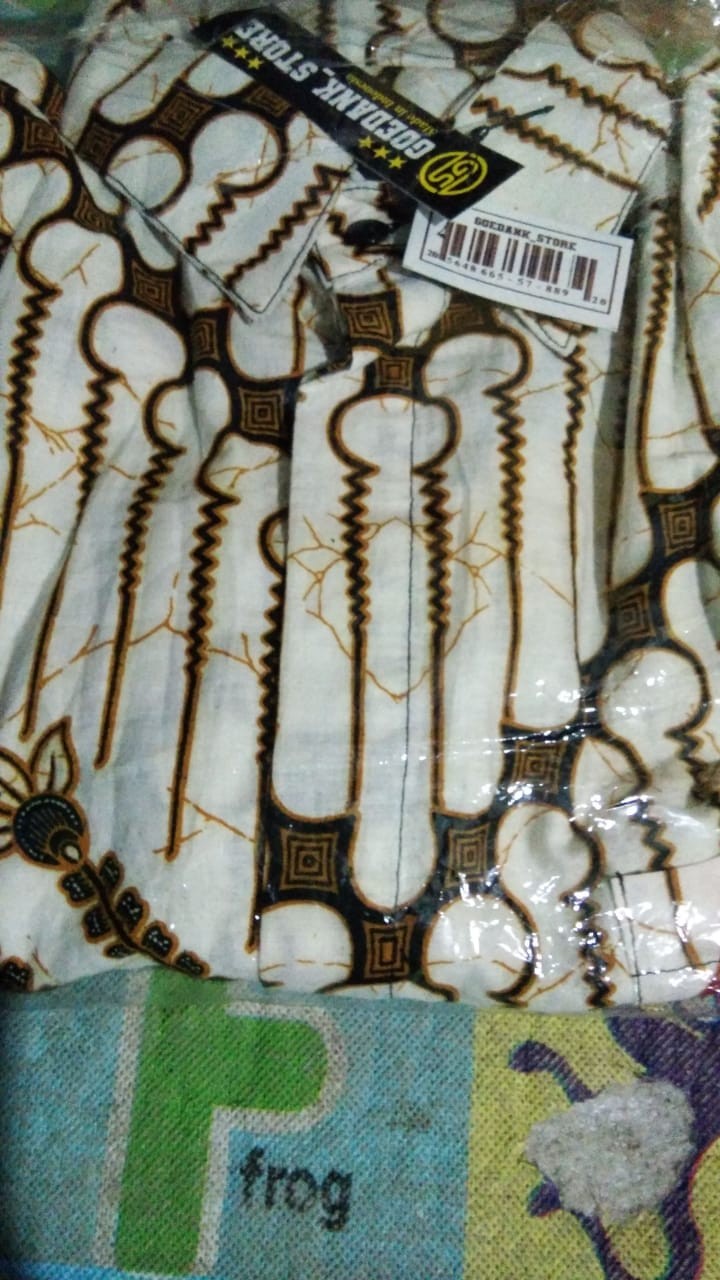 Kemeja Batik Lengan Panjang Size M L Xl Xxl Xxxl