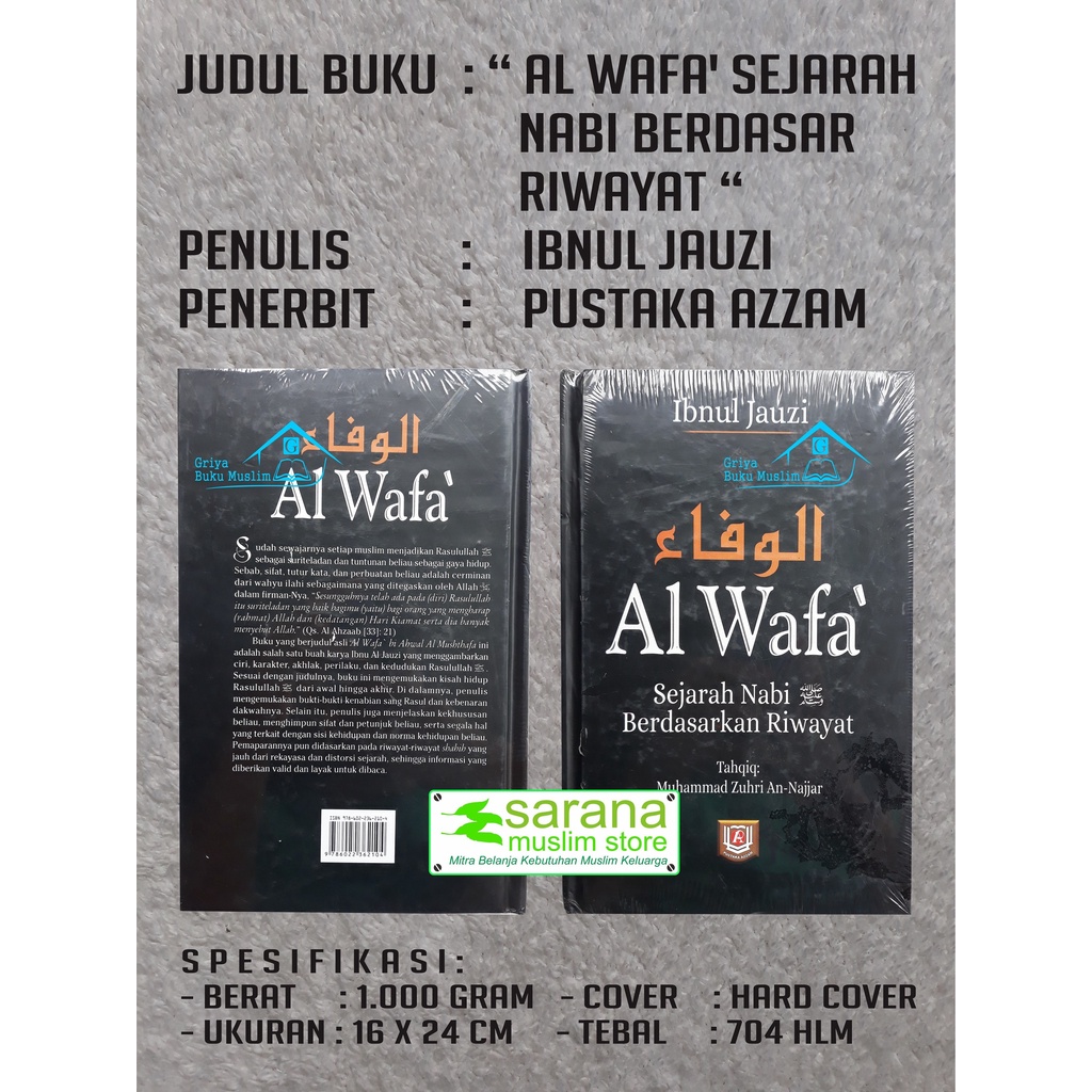 Buku Al-Wafa Sejarah Nabi Berdasarkan Riwayat