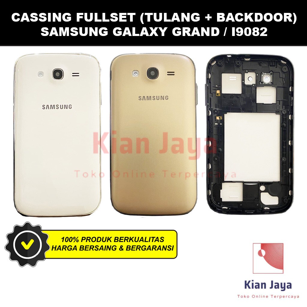 Cassing Casing Housing Fullset Hp Samsung Galaxy Grand I9082 Original