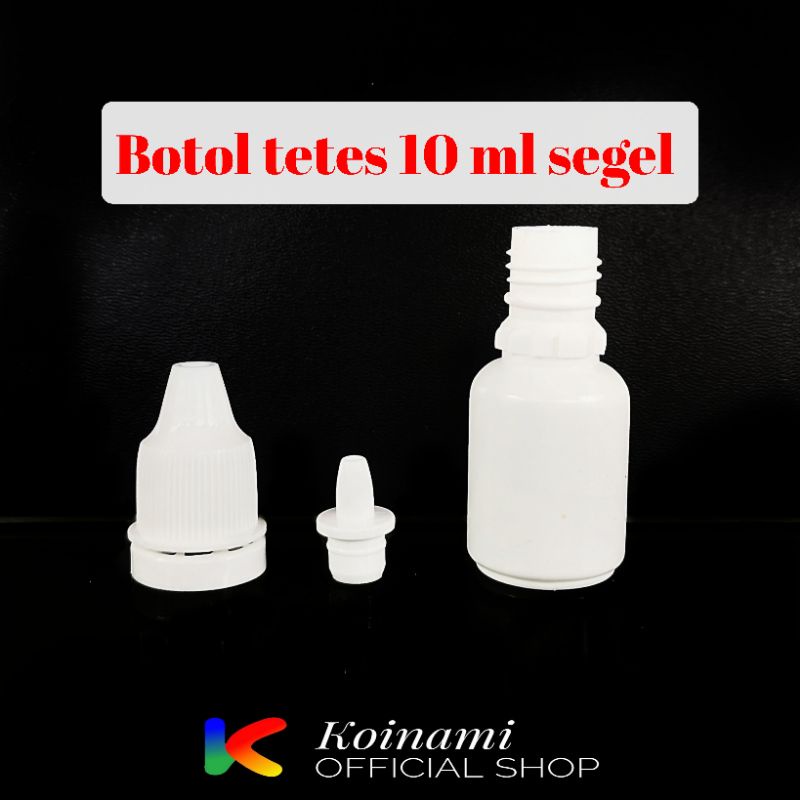 BOTOL TETES 10 ml SEGEL LDPE / BOTOL OBAT